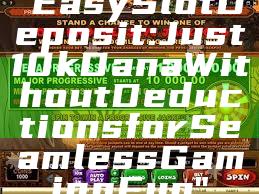 "Easy Slot Deposit: Just 10k Dana Without Deductions for Seamless Gaming Fun"