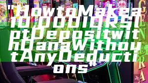 "How to Make a 10,000 IDR Slot Deposit with Dana Without Any Deductions"