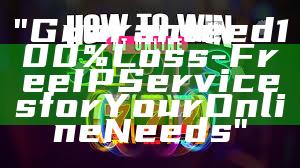 "Guaranteed 100% Loss-Free IP Services for Your Online Needs"